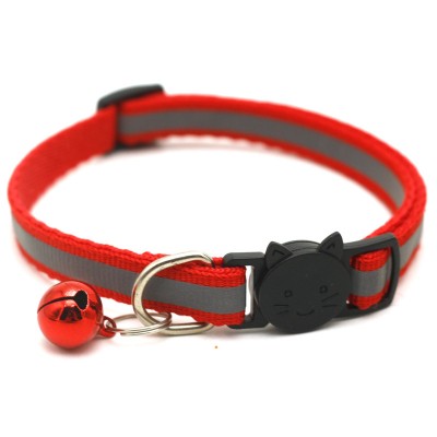 Wholesale Reflective Pet Collar For Small Dogs Cats Collar With Bell