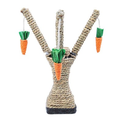 High quality cat carrot trees towers sisal cat scratching tree toys