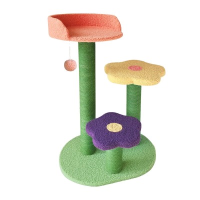 Modern Cat Climb Scratcher Condo Sisal Cat Furniture Tower Pet Cat Tree