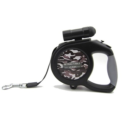 Heavy duty Retractable Dog Leash with led light