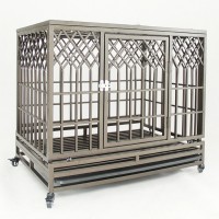 Metal Galvanized Steel Collapsable Metal Large Dog Cage